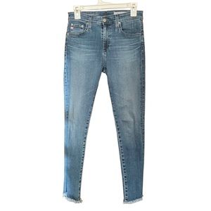 Adriano Goldschmied The Farrah High Rise Skinny Ankle Denim Jeans